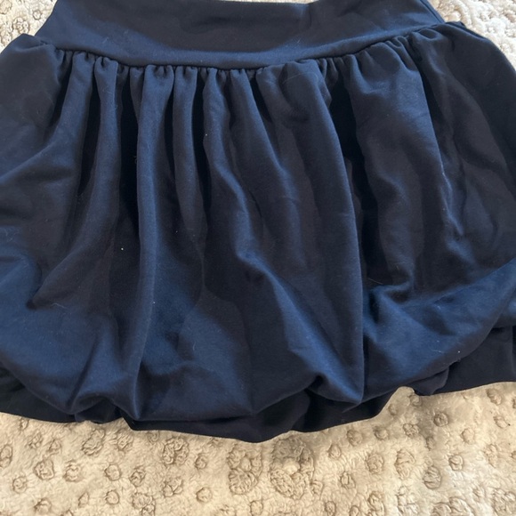 NWT GB Girls XL Black Bubble Mini Skirt Ruched Casual - Picture 2 of 6
